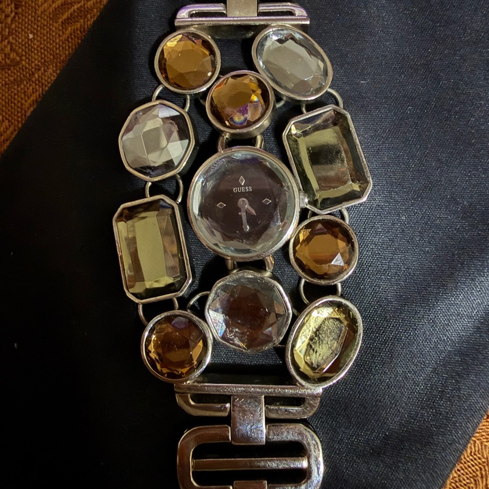 GUESS Silver Men's Watch Bracelet